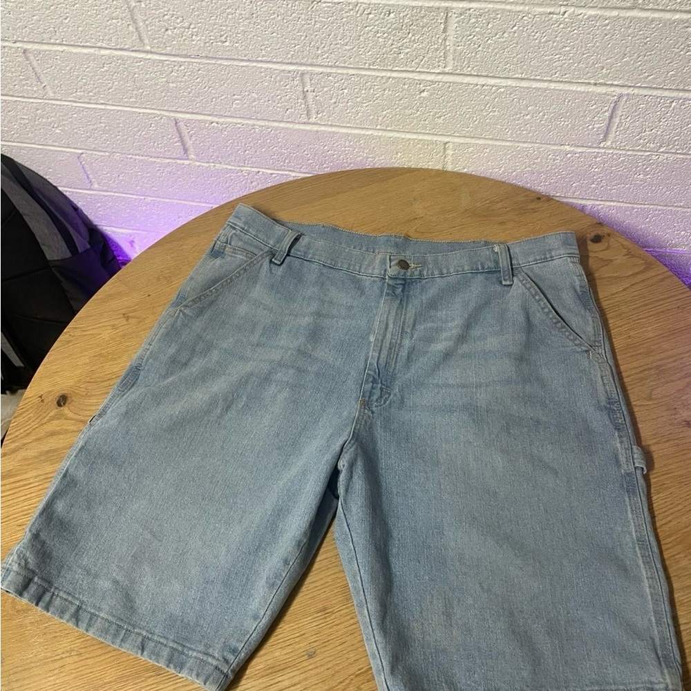 Wrangler Men's Light Blue Jean Shorts